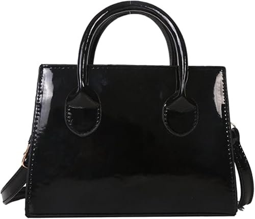 Patent Leather Handbag Shinny Clutch Purse Mini Shoulder Bag Evening Purse for Women